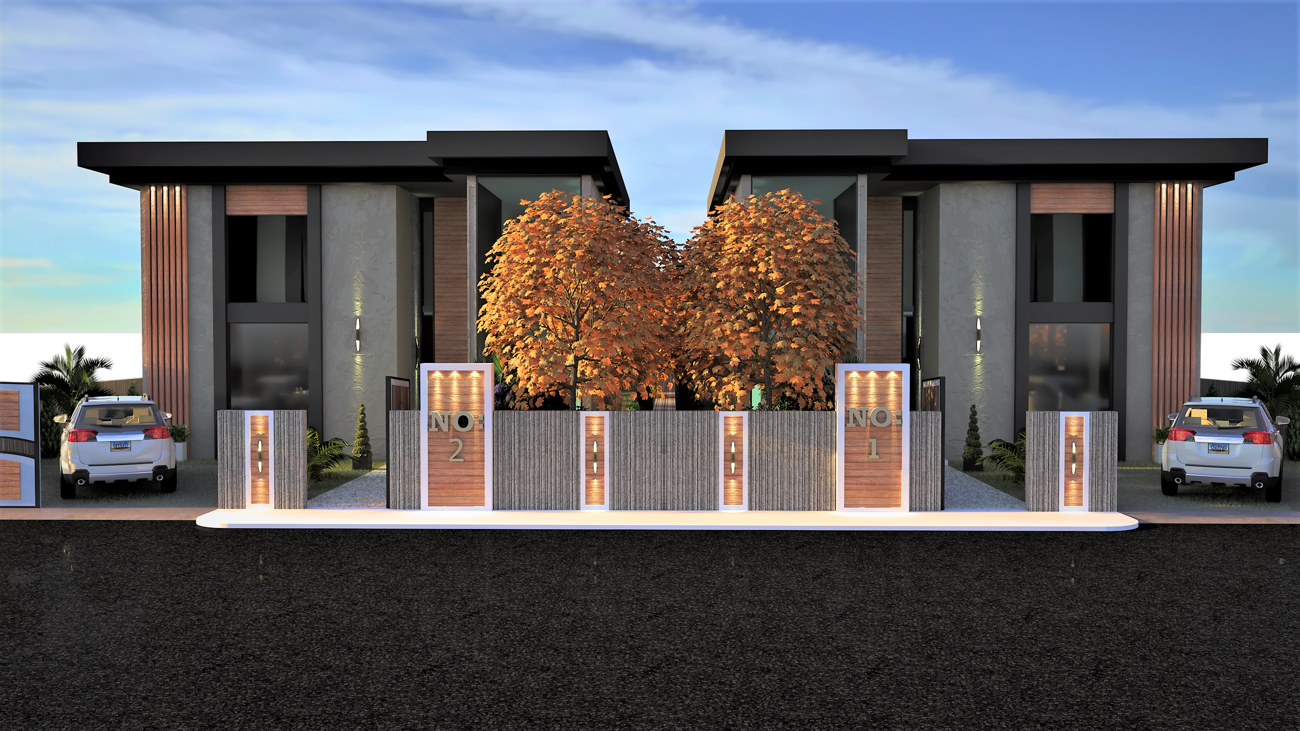 the  villa overlooks dramatic mountainous scenery